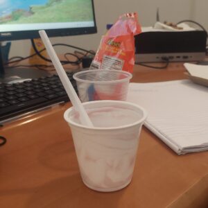 Bicchiere in plastica